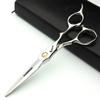 5.5/6 inch Hair Profession Stylist Bearing Scissors Hair Salon Studio Modeling Tools Cutting Scissors + thinning Scissors(6inch Flat Shearb) view 1