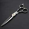 5.5/6 inch Hair Profession Stylist Bearing Scissors Hair Salon Studio Modeling Tools Cutting Scissors + thinning Scissors(6inch Flat Shearb) view 3