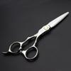 5.5/6 inch Hair Profession Stylist Bearing Scissors Hair Salon Studio Modeling Tools Cutting Scissors + thinning Scissors(6inch Flat Shearb) view 4