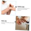 ARTSEWPLY 1pair Thickened Skin Care Gloves Exfoliating Hand Mask Heat Preservation for Dry Hands view 3