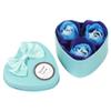 3Pcs Heart Scented Bath Body Petal Rose Flower Soap,Plant Essential Rose Soap Set, Gifts Ideas for Her Women Girls Mom Birthdays Christmas (Blue) view 2