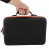 60 Bottles Essential Oil Carrying Case, Premium Quality Hard Shell Case with Superior, Shockproof for 5ml,15ml Roller Bottle Organizer, Universal Design Black (Red) view 3
