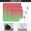 Emelivor Red Green Gradient Self-Adhesive Magic Cloth Makeup Bag Foldable Cosmetic Bag for Travelling Camera Lens Wrap Storage Bag Organizer for Travel Electronics, 17.7x17.7in view 2