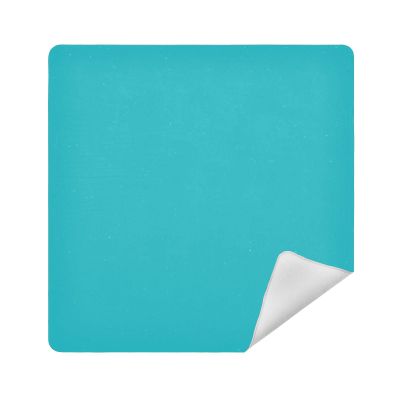 Emelivor Teal Self-Adhesive Magic Cloth Makeup Bag Foldable Cosmetic Bag for Travelling Protective Wrap for Camera Travel Makeup Bag Organizer for Cosmetics, 21.7x21.7in