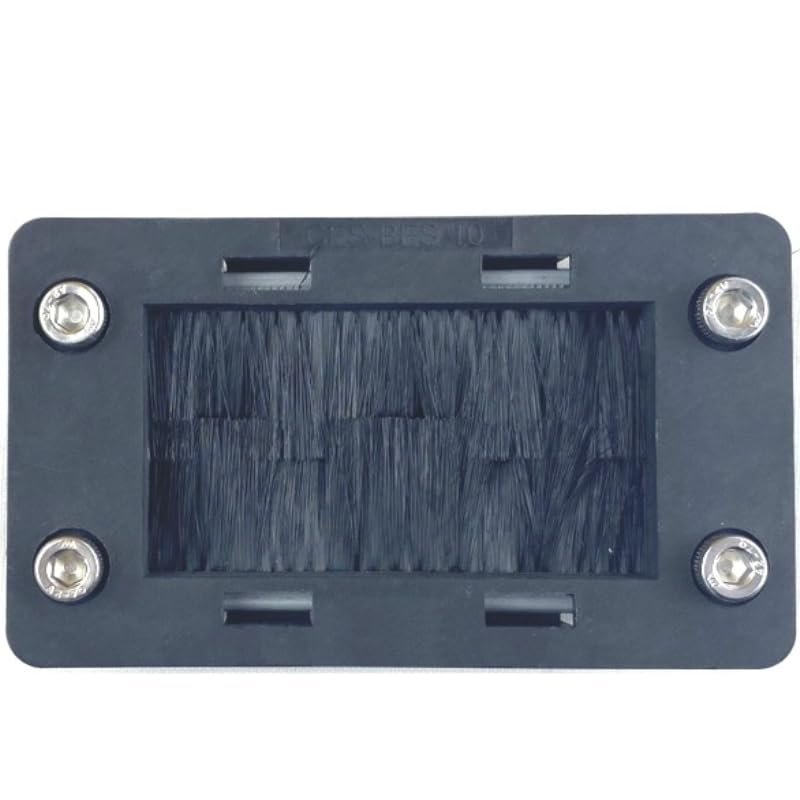 1Pc CES-BES24 Wall Piercing Cable Finishing Introduction System Standard Brush Frame Ash Filter BES16 Cable Wall Piercing (CES-BES10 (including hexagon mounting screws))