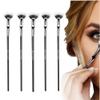 Folding Angle Scalloped Lash Brush, 2025 NEW Mascara Fan Brush for Lashes Eyelash Separator Tool, Eyelash Comb for Upper Lower Eye Lash Makeup Tools, Eye Makeup Fan Brush For Women (5PCS) view 1