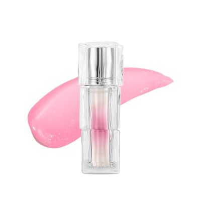 TIRTIR [*Mini Size Waterism Tinted Lip Gloss #28 Wintery, 0.06 Fl Oz  Kiss Ready Lipgloss, 12H Long Lasting Non Sticky Natural Tinted Glow Korean Multiuse Cheek and Lip Tint for Women gift