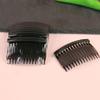 10Pcs 7x4.5CM Hair Side Combs 14 Teeth Plastic French Twist Comb Vintage Fine Hair Clips Hair Styling Accessories for Women Girls Bridal Wedding(Black) view 3