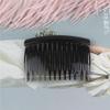 10Pcs 7x4.5CM Hair Side Combs 14 Teeth Plastic French Twist Comb Vintage Fine Hair Clips Hair Styling Accessories for Women Girls Bridal Wedding(Black) view 4