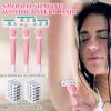Lasnten 39 Pcs Disposable Women Razors 6 Blade Sensitive Skin Shaving Razor Set Include 3 Non Slip Handles and 36 Refills(Pink) view 2