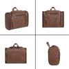 AGDHERSNVX Personalized Leather Toiletry Bag for Women and Men Hanging Makeup Bag Travel Dopp Kit Bathroom Shaving Bags Gift for Fathers Men Boyfriend view 4