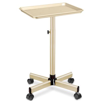 LKT COBTAC Salon Tray Hairdresser Tray on Wheels Hair Tray for Hair Stylist Gold