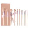 11pcs Professional Makeup Brush Set Makeup Brushes Kabuki Makeup Brush Set Foundation Brush with Travel Makeup Bag (11 Brush + PU bag) view 1