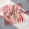 11pcs Professional Makeup Brush Set Makeup Brushes Kabuki Makeup Brush Set Foundation Brush with Travel Makeup Bag (11 Brush + PU bag) view 4