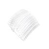 10Pcs 7x4.5CM Hair Side Combs 14 Teeth Plastic French Twist Comb Vintage Fine Hair Clips Hair Styling Accessories for Women Girls Bridal Wedding(Clear) view 1