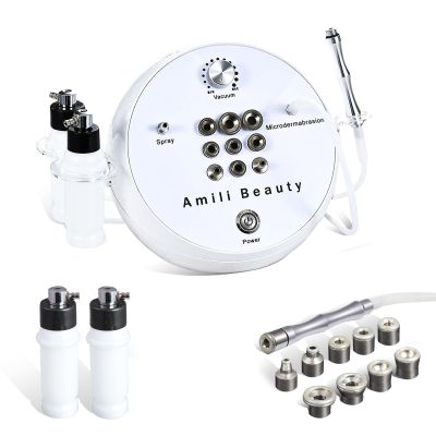 Keicnkj Diamond Microdermabrasion Machine, 2 in 1 Power Professional Facial Skin Microdermabrasion Kit, Ideal Gift for Women Men