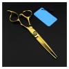 Shears for Hair Cutting 6 Inch Golden Barber Scissors, Barber Scissors, Hairdressing Scissors, Thinning Barber Scissors, Hairdresser's Scissors Hair Cutting Kit,Cutting-Q (Cutting Q) view 4