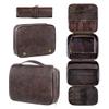 3-In-1 Large Personalized PU Leather Toiletry Bag, Hanging Toiletry Bag Removable Bag PU Leather (Teal) view 1