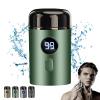Mini Portable Electric Shaver, Mini Electric Shaver Razor, Mini 3D Micro Float Shaver Pocket Razor for Men (#C) view 1