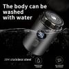 Mini Portable Electric Shaver, Mini Electric Shaver Razor, Mini 3D Micro Float Shaver Pocket Razor for Men (#C) view 3