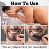 Beard Pen Filler for Men - Barber Styling Grooming Pencil - Gifts for Men Boyfriend Husband Couple, Anniversary Birthday Wedding Christmas Gifts, Beard Pencil Filler for Man And Beard Brush (BLACK) view 3