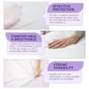 100 Pcs Disposable Bed Sheets (31" x 71"), Disposable Massage Table Sheets, Non Woven Fabric, Breathable SPA Bed Cover for Ultimate Hygiene & Comfort in Massage,Tattoos,Waxing, for Esthetician (White) view 4