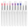 10Pcs Silicone Lip Mask Applicator Reusable Lip Balm Applicators Lipstick Brushes with Caps, Lips Gloss Brush, Lips Applicators view 1