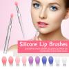 10Pcs Silicone Lip Mask Applicator Reusable Lip Balm Applicators Lipstick Brushes with Caps, Lips Gloss Brush, Lips Applicators view 4