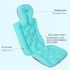 CQJRGF Full Body Bath Pillow for Bathtub, Bath Pillow Bathtub Pillow, Thick Bathtub Cushion, Ergonomic Pillow Cushion Luxury Tub Pillow for Bath for Headrest Neck and Back Support(A) view 2