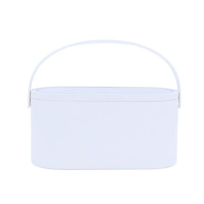 CQJRGF Travel Makeup Case Travel Makeup Bags Organizer with LED Light Mirror, Makeup Train Case Portable Cosmetic Box Jewelry Organizer for Women(A)