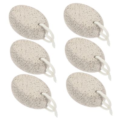 HAPINARY 6pcs Foot Pumice Scrubber Dual-Sided Pedicure Tools for Exfoliating Dead Skin Compact and Lightweight Design for Easy Grasp Reusable Foot Care for