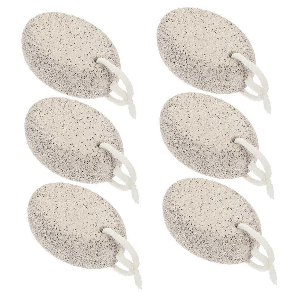 HAPINARY 6pcs Foot Pumice Scrubber Dual-Sided Pedicure Tools for Exfoliating Dead Skin Compact and Lightweight Design for Easy Grasp Reusable Foot Care for