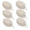 HAPINARY 6pcs Foot Pumice Scrubber Dual-Sided Pedicure Tools for Exfoliating Dead Skin Compact and Lightweight Design for Easy Grasp Reusable Foot Care for view 1