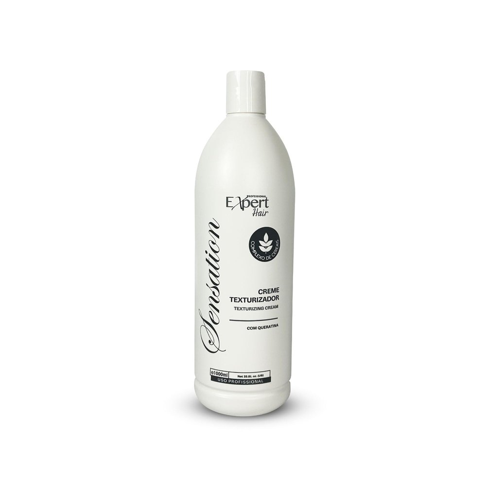 Expert Hair Sensation, Brazilian Keratin Hair Treatment - Anti Frizz for All Hair Types Long-Lasting Straightening - Keratina Para Alisar El Pelo, Brazilian Blowout Products (1L/33.8fl.oz)