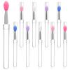 10 Pcs Silicone Lip Brush, Reusable Lip Mask Applicators, 4.3 Inch Lipstick Applicator Brushes with Caps, Beauty Tool Kits for Lipsticks,Lip Gloss,Lip Balm view 1