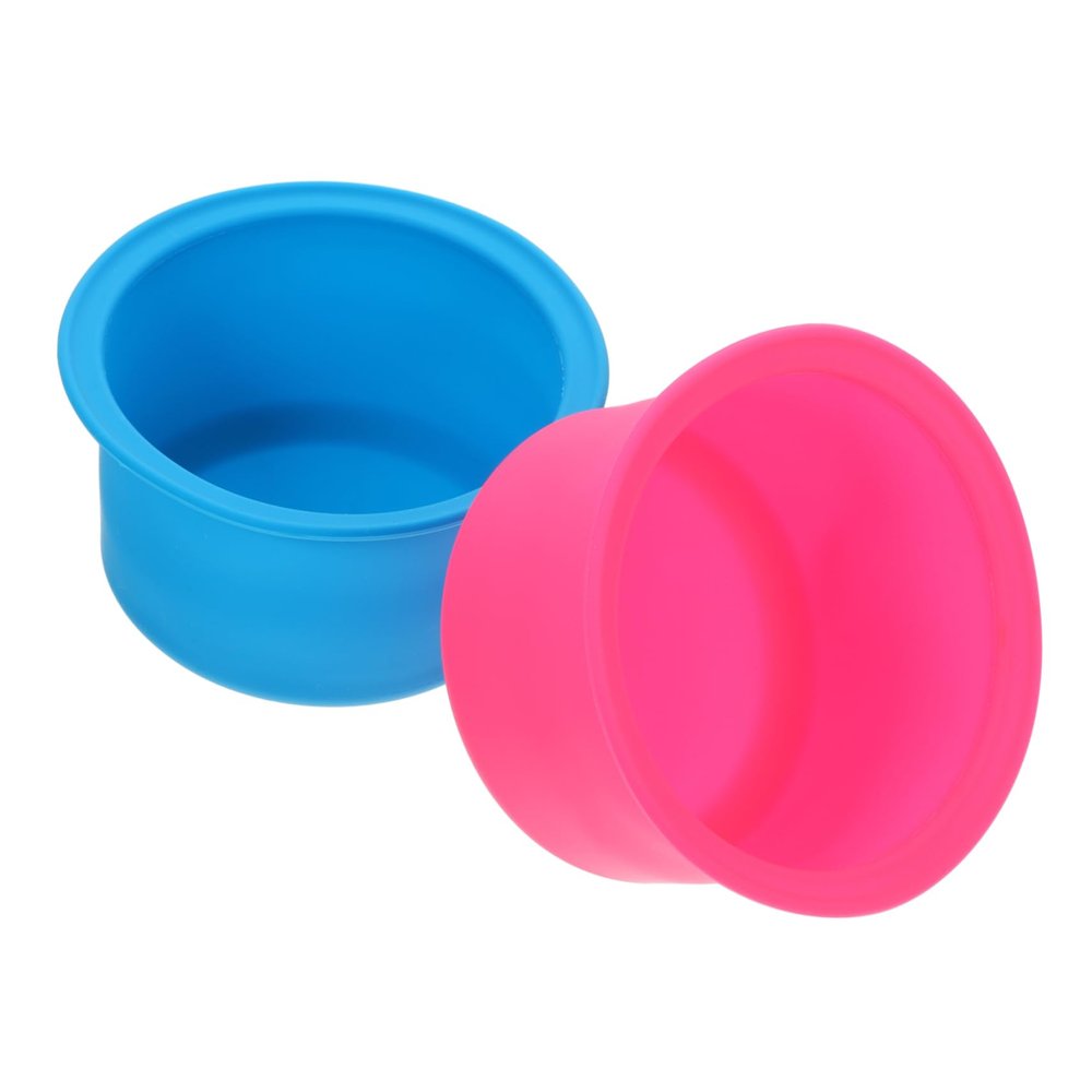 HAPINARY 2pcs Silicone Bowl for Waxing Kit Hair Removal Tool Wax Heater Pot Wax Melt Warmer Bowl