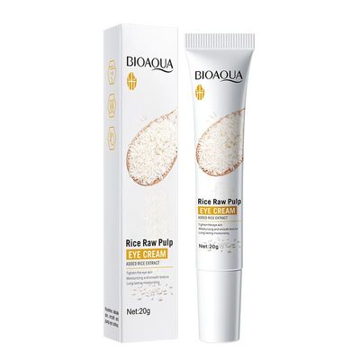 BIOAQUA Rice Raw Pulp Under-Eye Cream Rice Extract Moisturizing Smooth Nourishing Under-Eye Skin 20g / 0.7oz