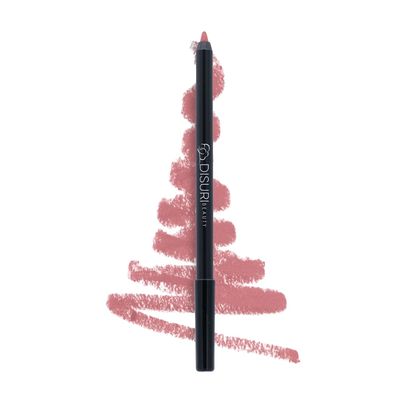 DISURI Beauty Blush Blossom Color Pop Lip Liner - Semi-Matte Finish, Vegan and Cruelty-Free - Creamy Lip Liner - Highly-Pigmented and Long Lasting for Shaping and Sculpting Lips