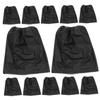 12pcs Salon Bath Wrap Bath Mat mats Hanging Wet Bag robe for Women Bubble room Non Slip Salon robe room Rug Wet Dry Bag Black Non-woven Fabric view 1