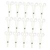 ELAYARD 25pcs Disposable Piercing Forceps Body Piercing Clamps Plastic Diagonal Pliers for Tongue Belly Lip Nose and Ear Tools view 1