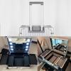 Rolling Makeup Case With LED Lights Aluminium Trolley Makeup Train Case Professional Cosmetic Makeup Case Studio With Stand Rolling Makeup Table Portable Makeup Case With Lighting(22-inch) view 2