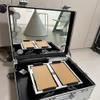Rolling Makeup Case With LED Lights Aluminium Trolley Makeup Train Case Professional Cosmetic Makeup Case Studio With Stand Rolling Makeup Table Portable Makeup Case With Lighting(22-inch) view 4