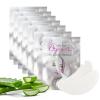 V-Shape Under Eye Pads, Eyelash Extension Natural Hydrogel Patch Lash Gel Pad for Extensions supplies, Professionals Beauty Makeup Mask Kit (Silver) view 1