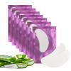 V-Shape Under Eye Pads, Eyelash Extension Natural Hydrogel Patch Lash Gel Pad for Extensions supplies, Professionals Beauty Makeup Mask Kit (Purple) view 1