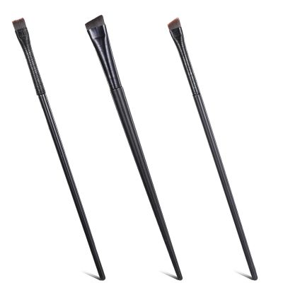3PCS Eyeliner Brush, Eyebrow Angled Brush Brow Tint Brushs Eyeliner Brushs Fine Angled for Women's Eye Makeup Professional Beauty Cosmetic Tool