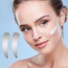 2 PCS Mini Makeup Spatula, Metal Face Scraper, Mini Face Makeup Cosmetic Spatula Spoon, Reusable Beauty Spatulas for Sampling and Mixing Cosmetic view 2