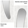 2 PCS Mini Makeup Spatula, Metal Face Scraper, Mini Face Makeup Cosmetic Spatula Spoon, Reusable Beauty Spatulas for Sampling and Mixing Cosmetic view 3