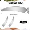 2 PCS Mini Makeup Spatula, Metal Face Scraper, Mini Face Makeup Cosmetic Spatula Spoon, Reusable Beauty Spatulas for Sampling and Mixing Cosmetic view 4