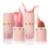 2 Pcs Liquid Blush for Cheeks, Soft Liquid Blush Natural Glow Makeup Red Blushwith Applicator High-Pigmented Cream Blush Liquid Long-Wearing Blush Set Mini Blush view 1