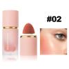 2 Pcs Liquid Blush for Cheeks, Soft Liquid Blush Natural Glow Makeup Red Blushwith Applicator High-Pigmented Cream Blush Liquid Long-Wearing Blush Set Mini Blush view 4